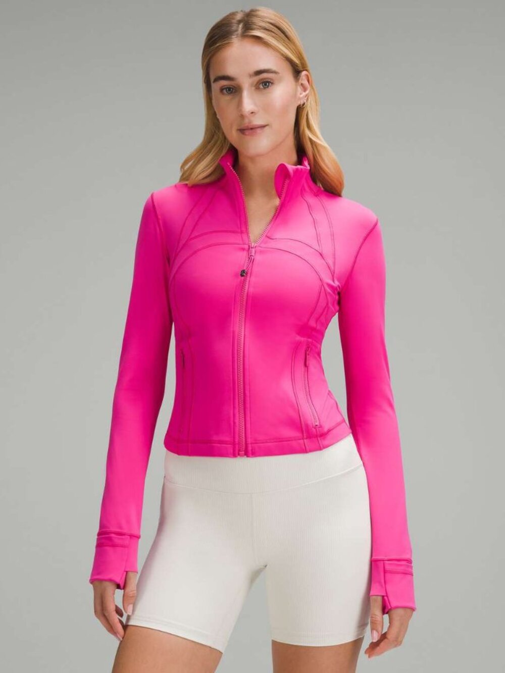 NWT Lululemon Define Cropped Jacket *Nulu (Sonic Pink) - Size 12